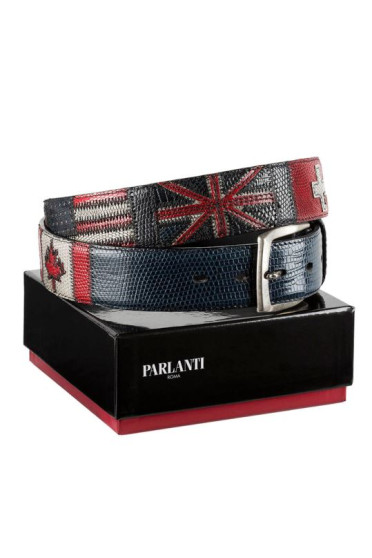 Parlanti Lizard Flags belt