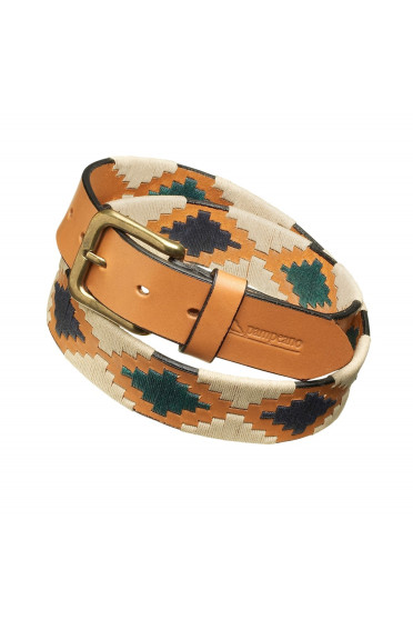 Ridershouse Pampeano Polo Belt Camel Blue Green Ridershouse Pampeano Polo Belt Camel Blue Green