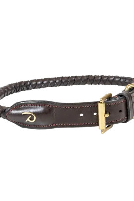 Dyon Gevlochten Leren Halsband Bruin - Iets voor jou? Dyon Gevlochten Leren Halsband Bruin - Iets voor jou?