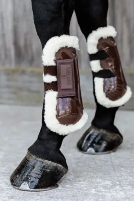 Kentucky Sheepskin Tendon Boots Velcro buy? - available