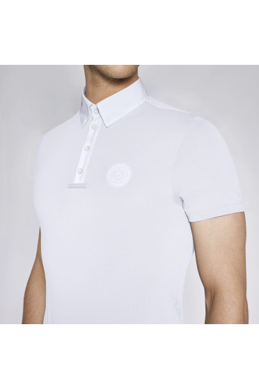 Cavalleria Toscana Heren Wedstrijdshirt Wit kopen? - verkrijgbaar Cavalleria Toscana Heren Wedstrijdshirt Wit kopen? - verkrijgbaar