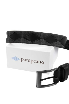 Pampeano Polo Belt Bordado Black