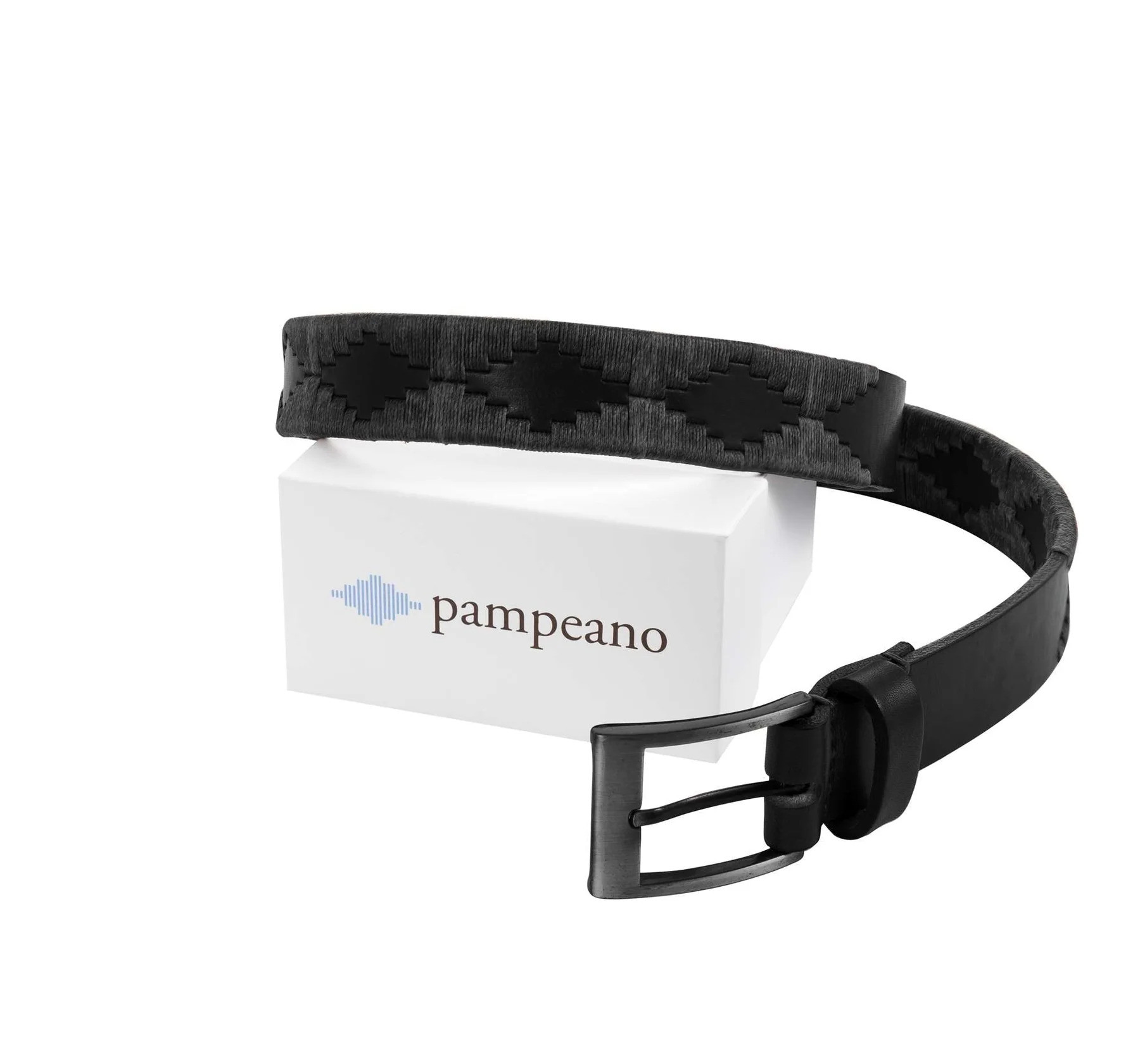 Pampeano Polo Belt Bordado Black