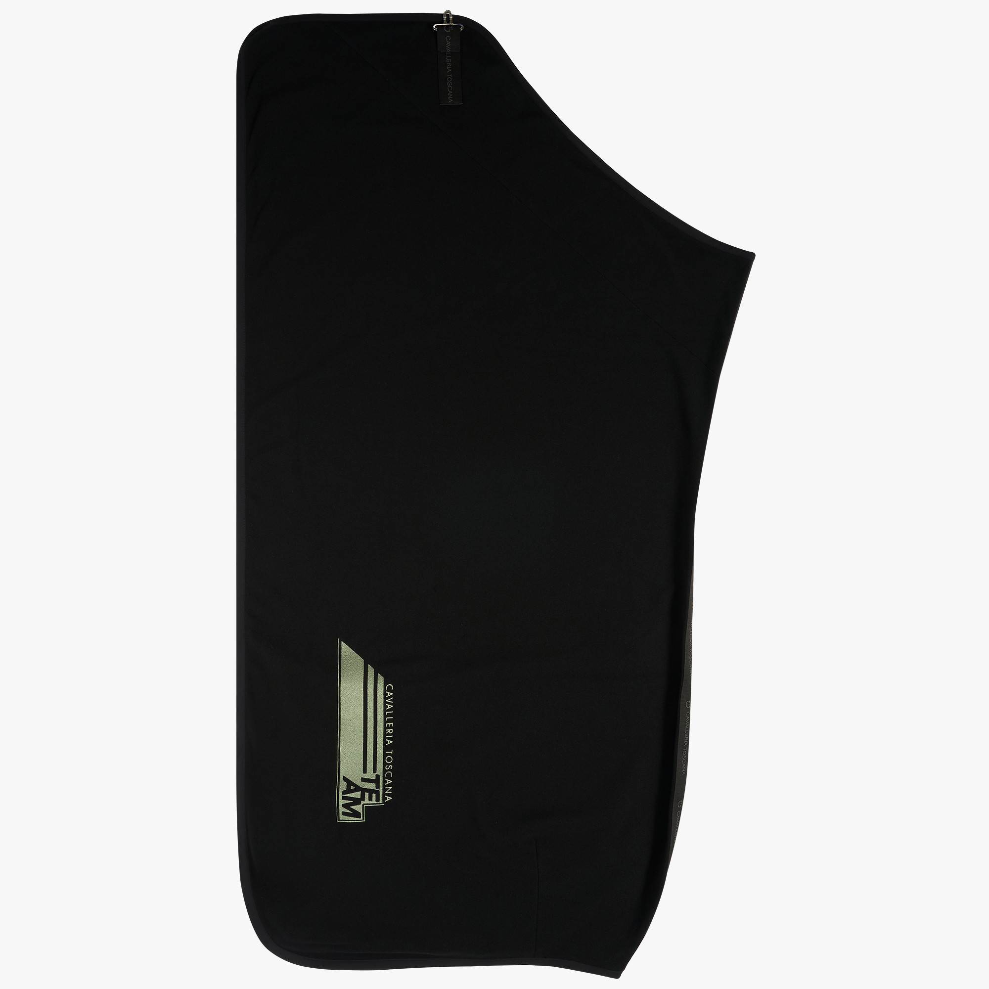 CT Team Raceway Fleece Deken Zwart - Groen Cavalleria Toscana