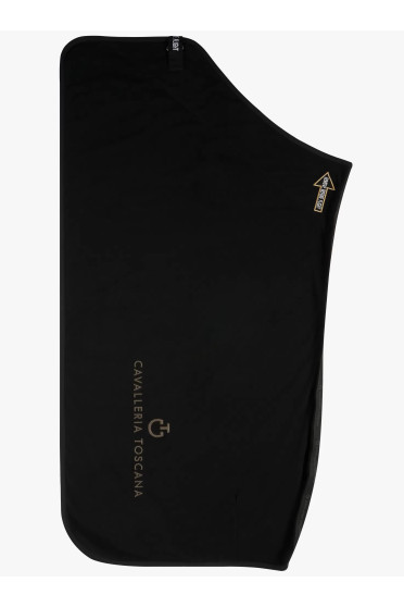 CT Air Fleece Deken Zwart- Goud Cavalleria Toscana Revolution CT Air Fleece Deken Zwart- Goud Cavalleria Toscana Revolution