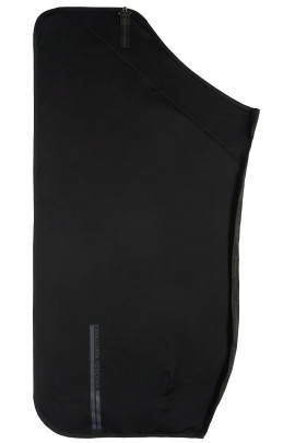 CT Lightweight Fleece Rug w / Printed Stripes Black - Green Cavalleria Toscana