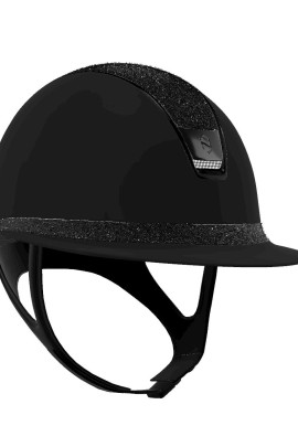 Miss Shield 2.0 Helmet Shadowmatt Black | Crystal Fabric | Chrome Black