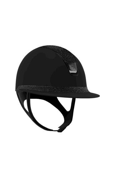 Miss Shield 2.0 Cap Shadowmatt Zwart | Crystal Fabric | Chrome Zwart Miss Shield 2.0 Cap Shadowmatt Zwart | Crystal Fabric | Chrome Zwart