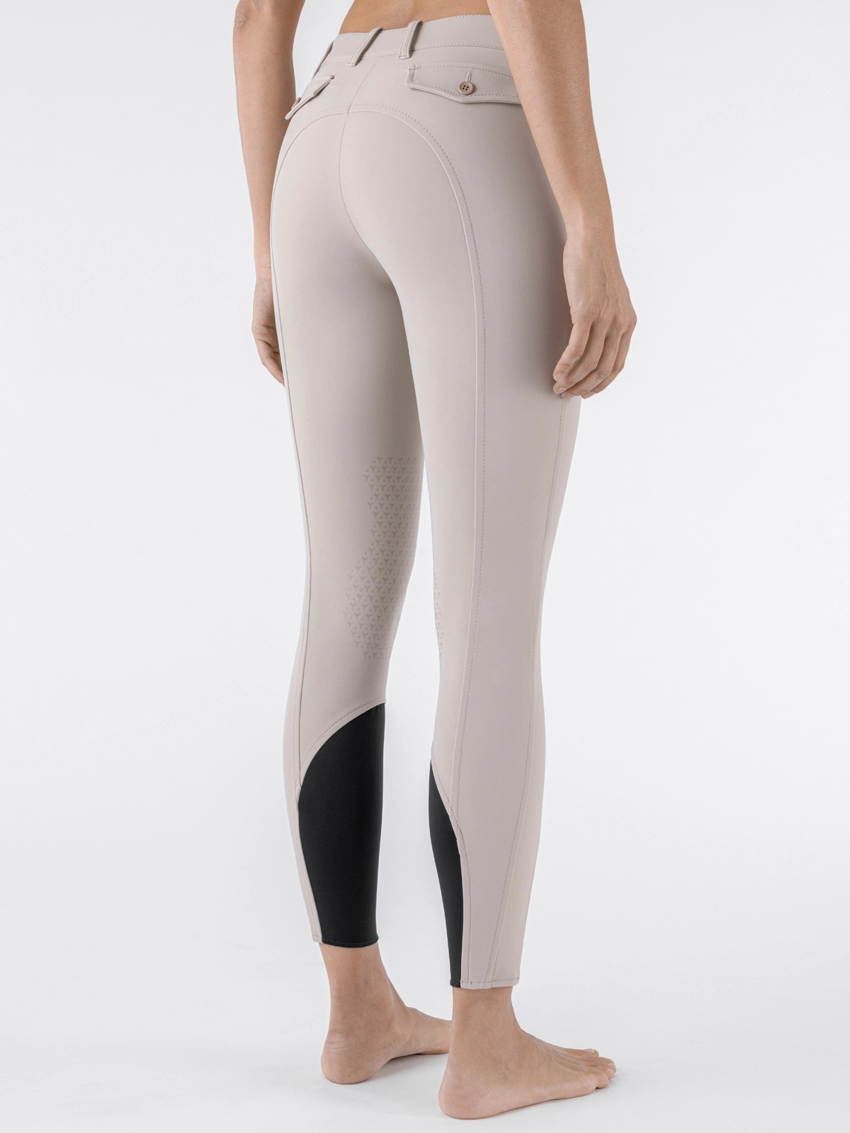 Equiline Women's Riding Breeches Atirk Knee Grip - White - Ridershouse Equiline Women's Riding Breeches Atirk Knee Grip - White - Ridershouse