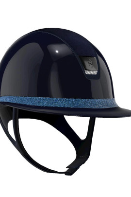 Miss Shield 2.0 Helmet Glossy Blue | Alcantara | Ultra Fine Rock