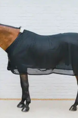 Kentucky Horsewear Mesh Fly Sheet Navy, Perfect voor transport of in de molen Kentucky Horsewear Mesh Fly Sheet Navy, Perfect voor transport of in de molen