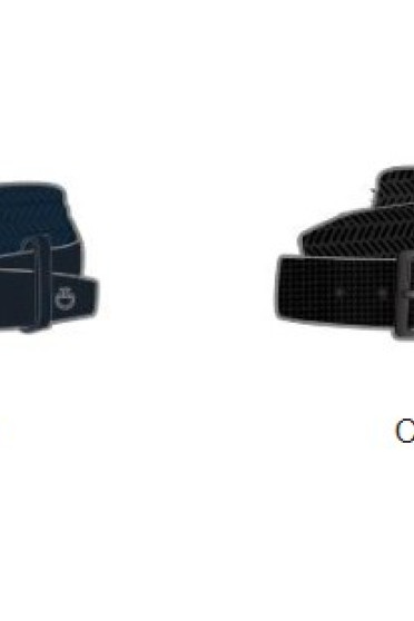 Cavalleria Toscana Print Elastische Leren Riem.