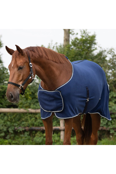 QHP Fleecedeken Ornament Navy kopen? - verkrijgbaar QHP Fleecedeken Ornament Navy kopen? - verkrijgbaar