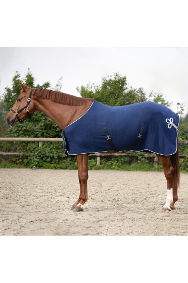 QHP Fleecedeken Ornament Navy kopen? - verkrijgbaar QHP Fleecedeken Ornament Navy kopen? - verkrijgbaar