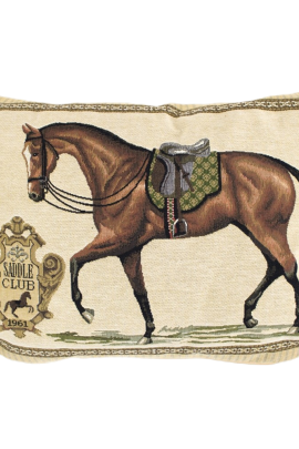 Kussen Paard Zadel Groen 30*45CM , leuk voor iemand die van paarden houdt.
