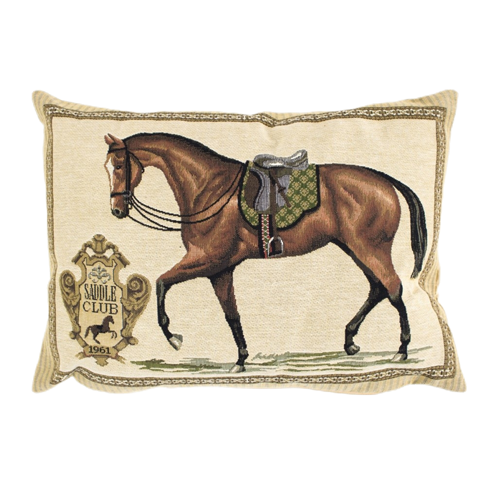Mars & More Gobelin Cushion Saddle Horse 30*45CM - Green saddlepad Mars & More Gobelin Cushion Saddle Horse 30*45CM - Green saddlepad