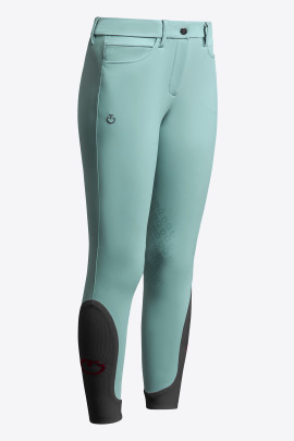 Cavalleria Toscana Meisjes Color Grip Rijbroek Knie Grip - Mint