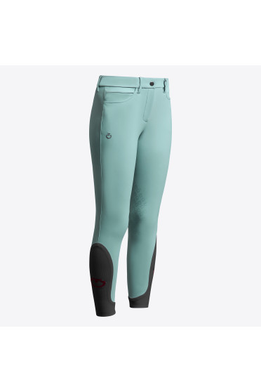 Cavalleria Toscana Meisjes Color Grip Rijbroek Knie Grip - Mint Cavalleria Toscana Meisjes Color Grip Rijbroek Knie Grip - Mint