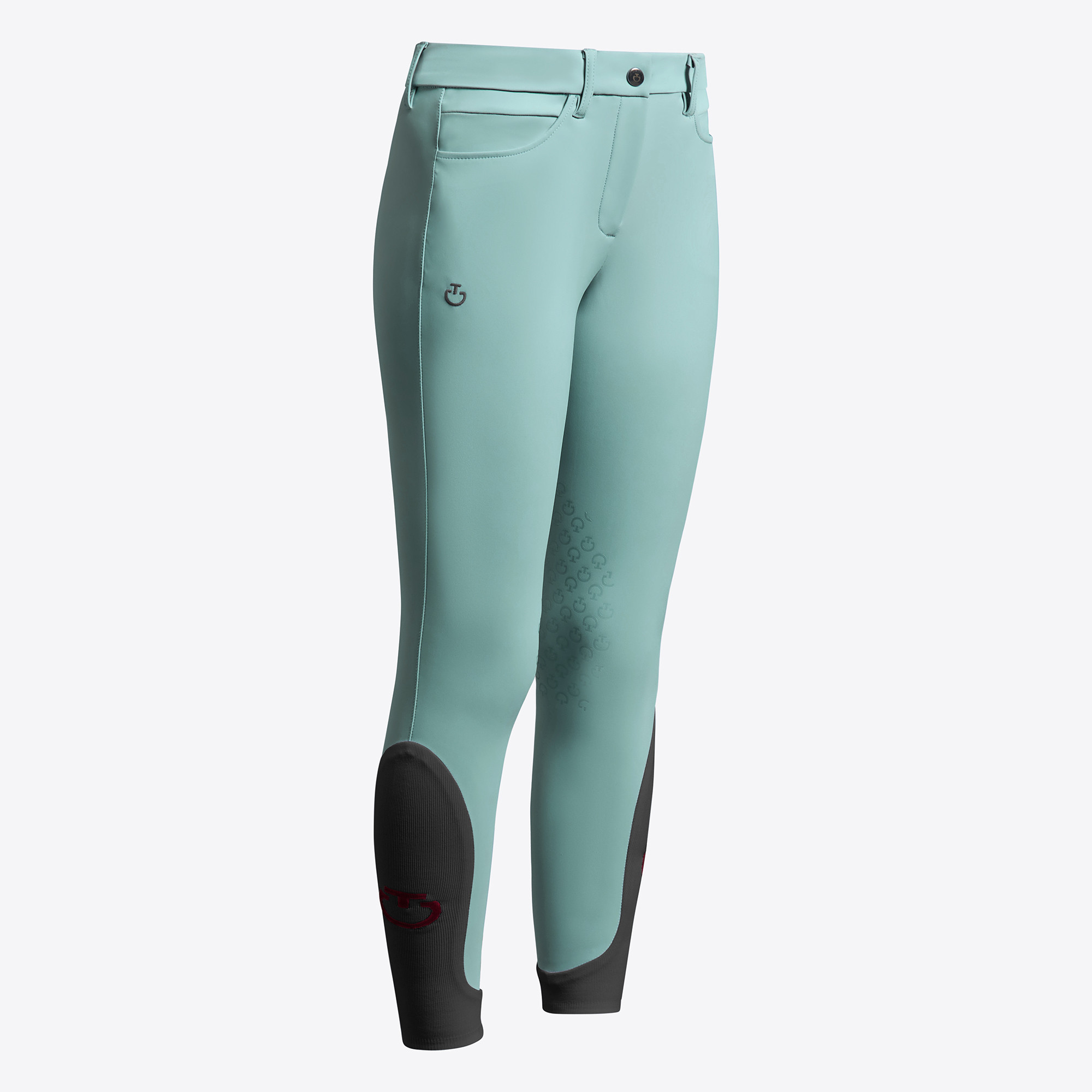 Cavalleria Toscana Meisjes Color Grip Rijbroek Knie Grip - Mint Cavalleria Toscana Meisjes Color Grip Rijbroek Knie Grip - Mint