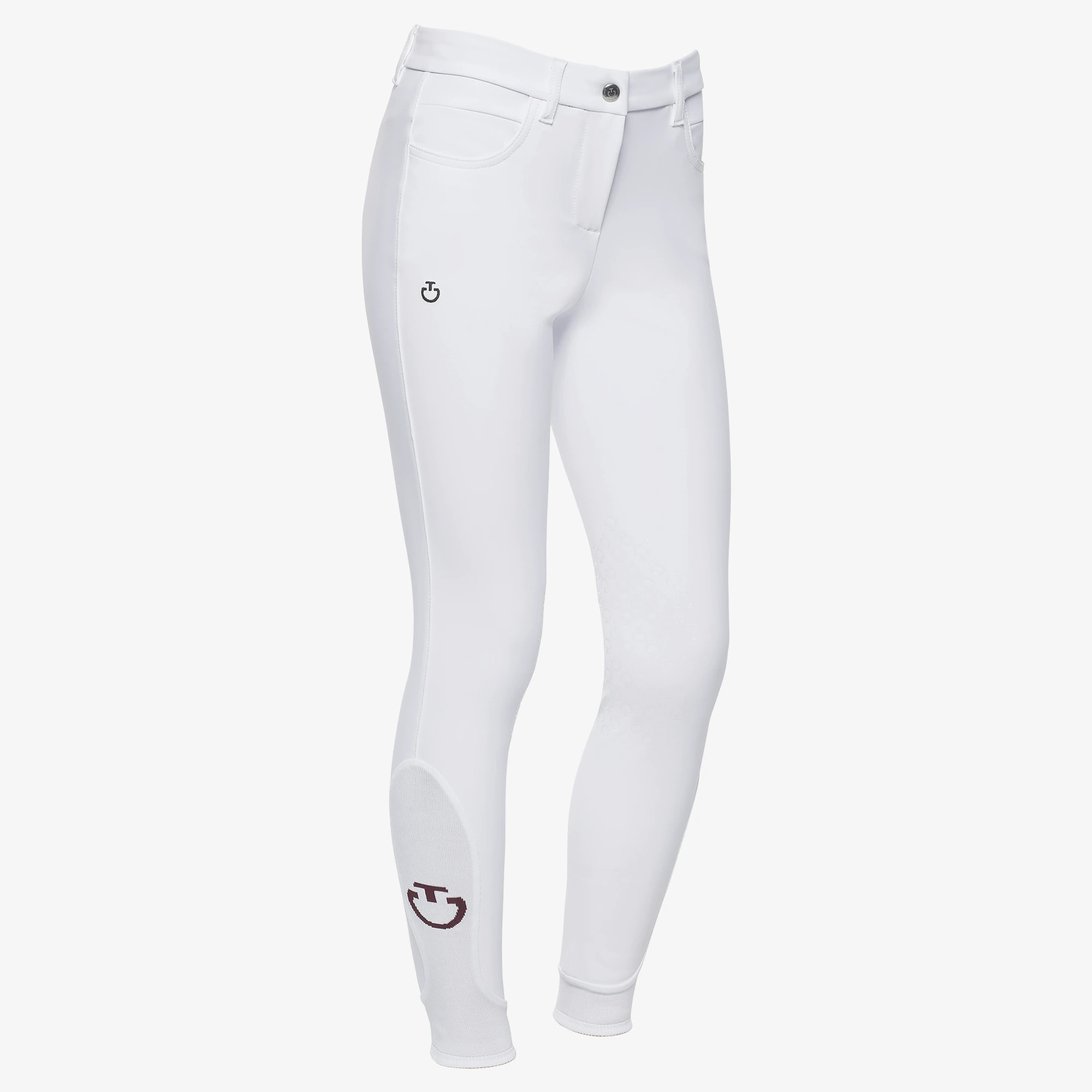- Cavalleria Toscana Meisjes Color Grip Rijbroek Knie Grip - Wit - Cavalleria Toscana Meisjes Color Grip Rijbroek Knie Grip - Wit