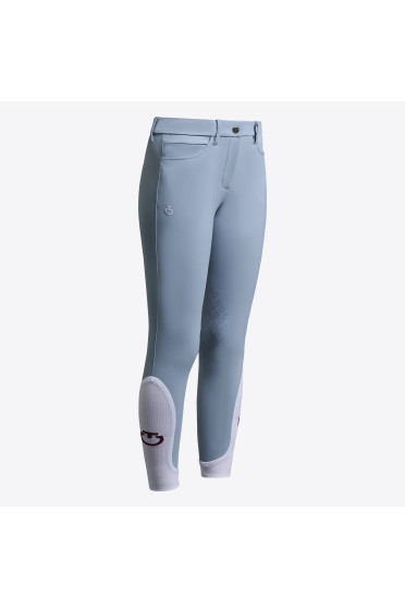 Cavalleria Toscana Meisjes Color Grip Rijbroek Knie Grip - Lichtblauw Cavalleria Toscana Meisjes Color Grip Rijbroek Knie Grip - Lichtblauw