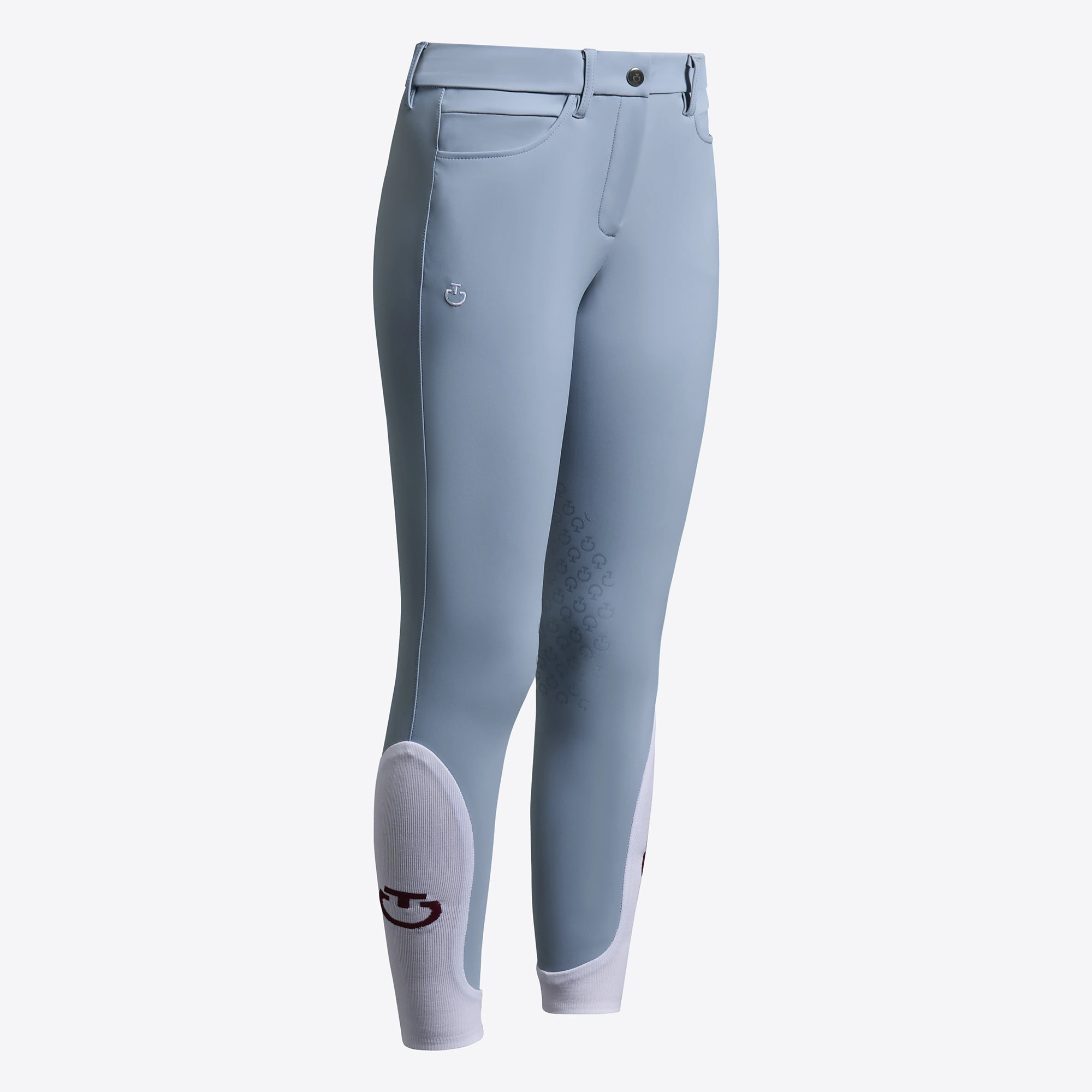 Cavalleria Toscana Meisjes Color Grip Rijbroek Knie Grip - Lichtblauw Cavalleria Toscana Meisjes Color Grip Rijbroek Knie Grip - Lichtblauw