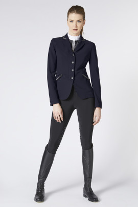 Nizza Wedstrijdjasje Donkerblauw met strass