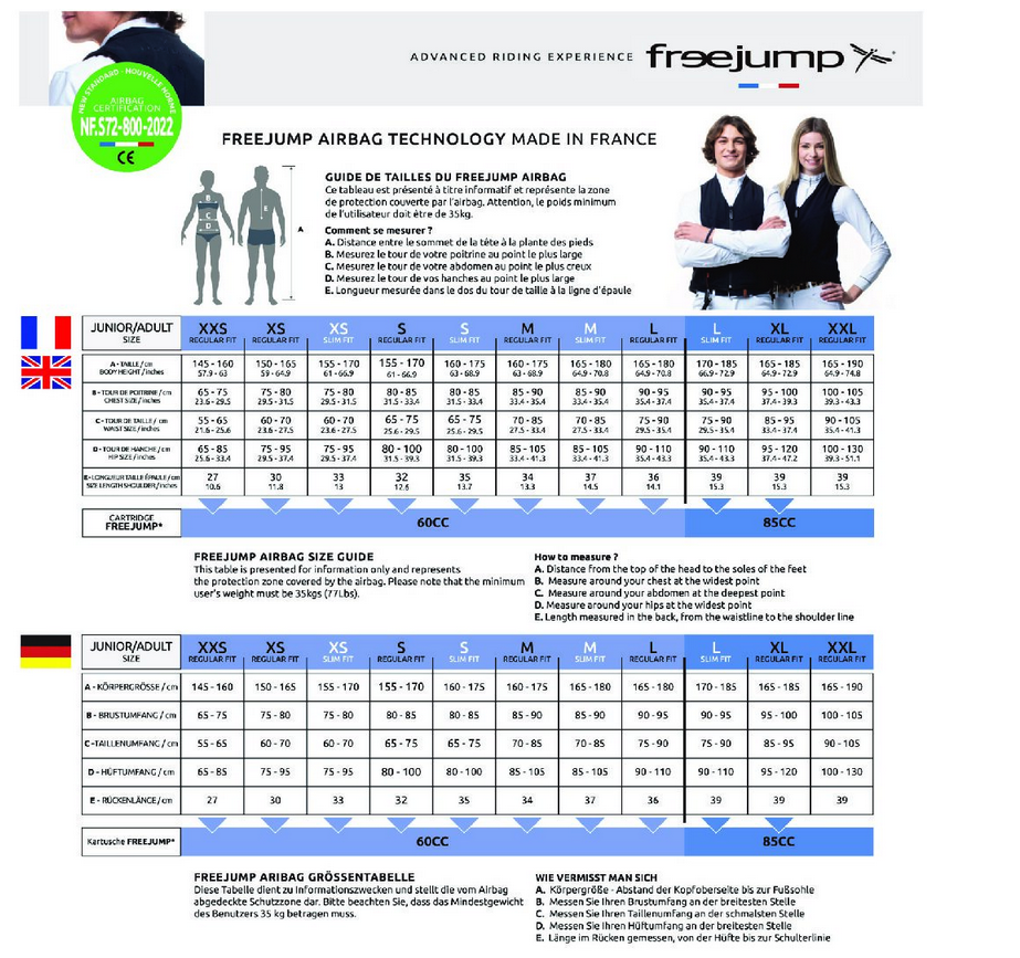 Freejump Air Bottles for Airbag Vests | Safety & Quality Freejump Air Bottles for Airbag Vests | Safety & Quality