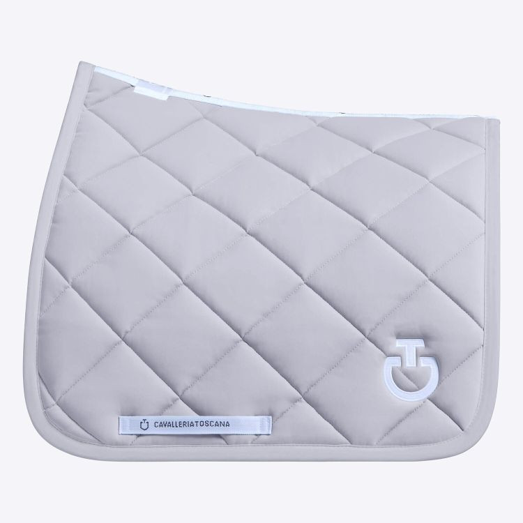 Cavalleria Toscana Diamond Quilted Jersey Spring Zadeldekje - Grijs Cavalleria Toscana Diamond Quilted Jersey Spring Zadeldekje - Grijs
