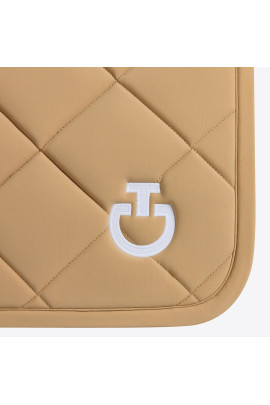 Cavalleria Toscana Diamond Quilted Jersey Spring Zadeldekje - Tan Cavalleria Toscana Diamond Quilted Jersey Spring Zadeldekje - Tan