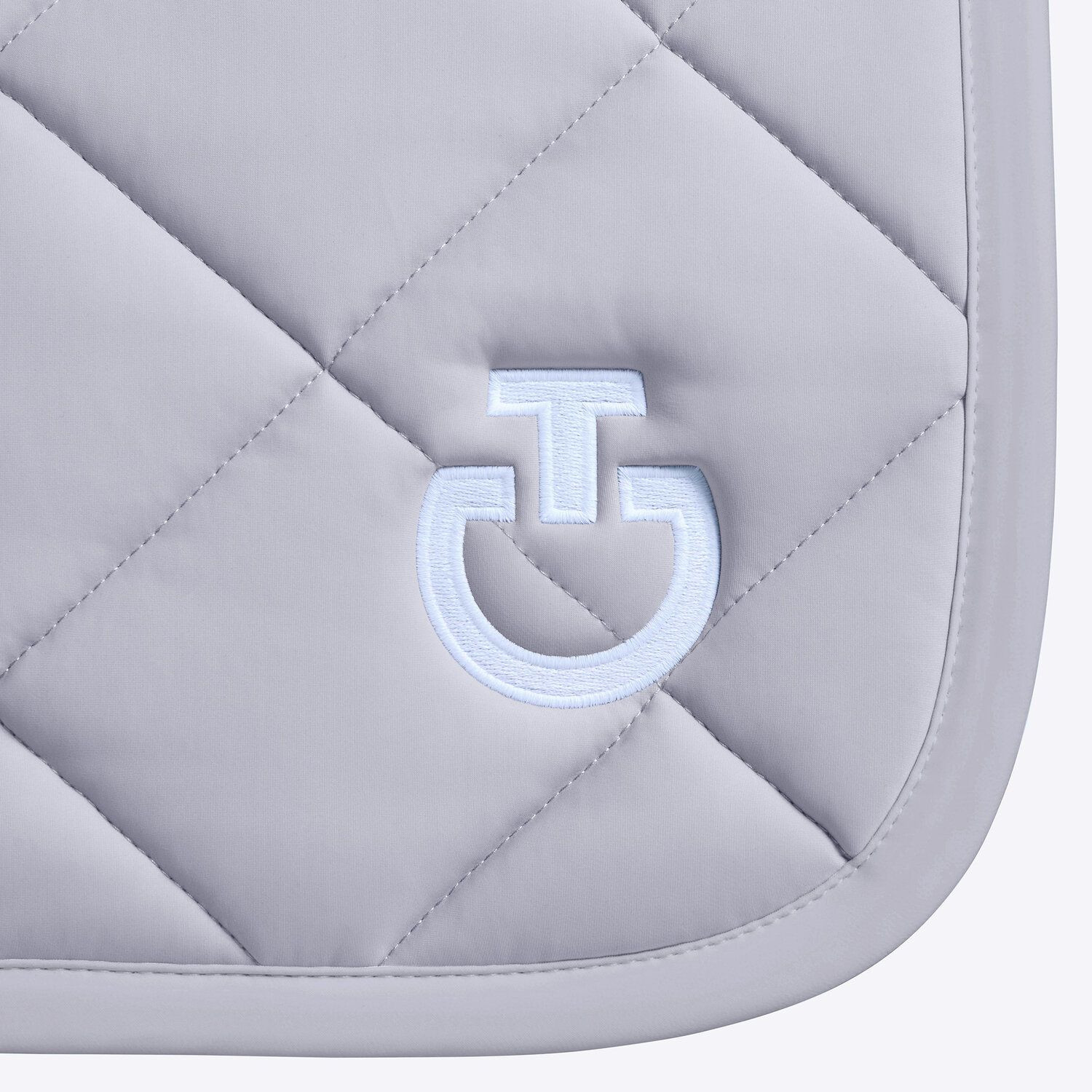 Cavalleria Toscana Diamond Quilted Jersey Spring Zadeldekje - Grijs Cavalleria Toscana Diamond Quilted Jersey Spring Zadeldekje - Grijs