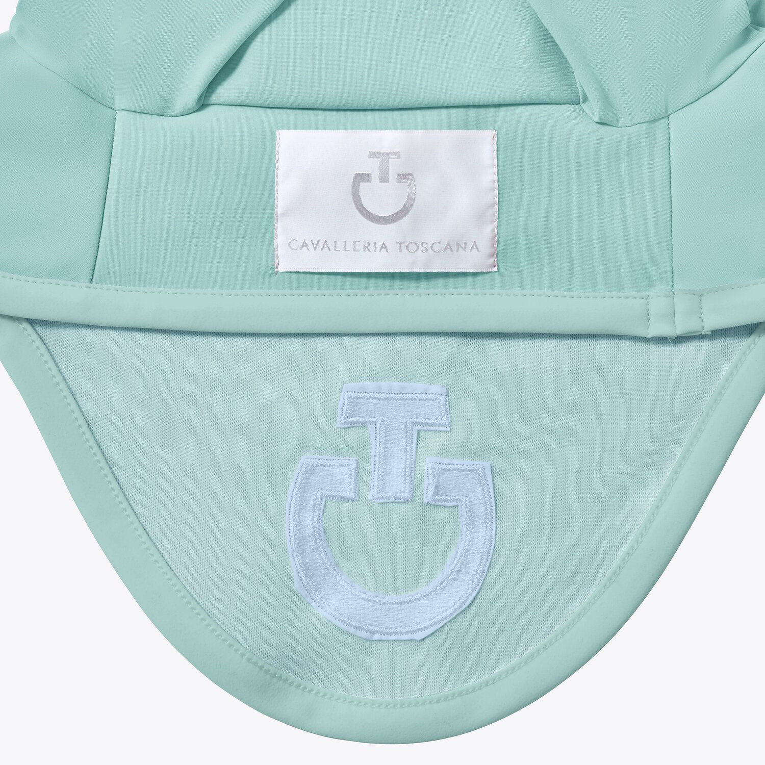 Cavalleria Toscana Light Weight Jersey Stripe Earnet - Light Teal Green - available Cavalleria Toscana Light Weight Jersey Stripe Earnet - Light Teal Green - available