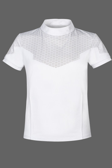 Equiline Meisjes Wedstrijdshirt Snowhite Equiline Meisjes Wedstrijdshirt Snowhite