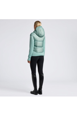 Cavalleria Toscana Dames Parka Jas Gewatteerd Donkergrijs - warme jas Cavalleria Toscana Dames Parka Jas Gewatteerd Donkergrijs - warme jas