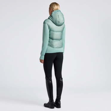 Cavalleria Toscana Dames Parka Jas Gewatteerd Donkergrijs - warme jas Cavalleria Toscana Dames Parka Jas Gewatteerd Donkergrijs - warme jas