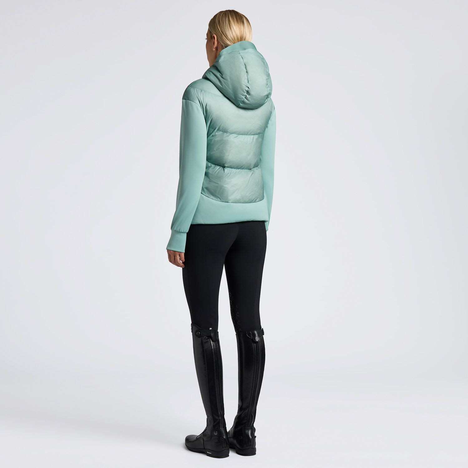 Cavalleria Toscana Dames Parka Jas Gewatteerd Donkergrijs - warme jas Cavalleria Toscana Dames Parka Jas Gewatteerd Donkergrijs - warme jas