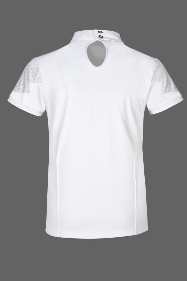 Equiline Meisjes Wedstrijdshirt Snowhite Equiline Meisjes Wedstrijdshirt Snowhite