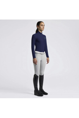Cavalleria Toscana Meisjes Trainingsshirt Micro Perorated - Navy