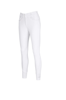 Pikeur Women's Ceelina SD Riding Breeches High Waist Full Grip - White