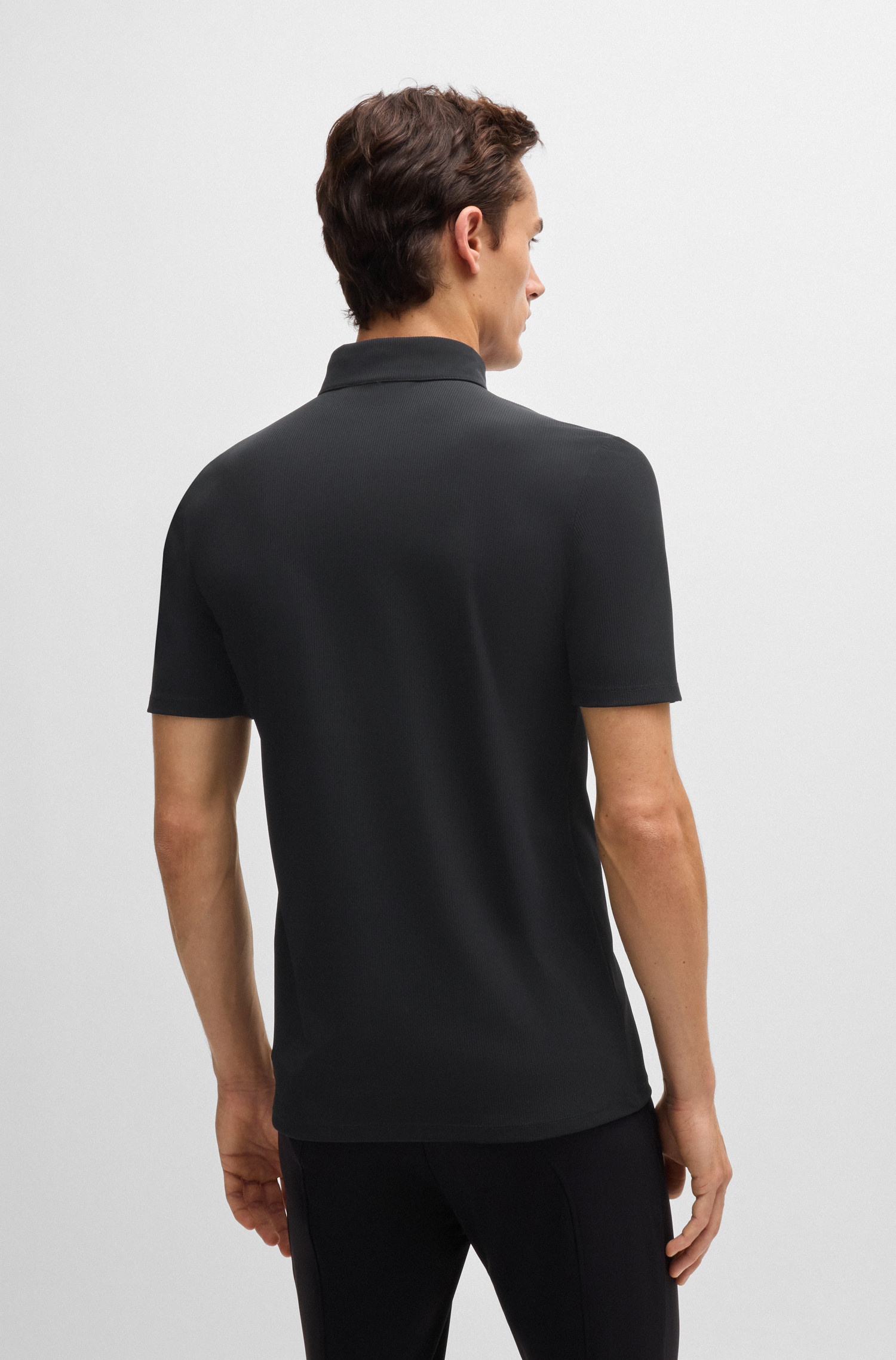 MATT TRAINING SHIRT STRIPES BLACK MATT TRAINING SHIRT STRIPES BLACK