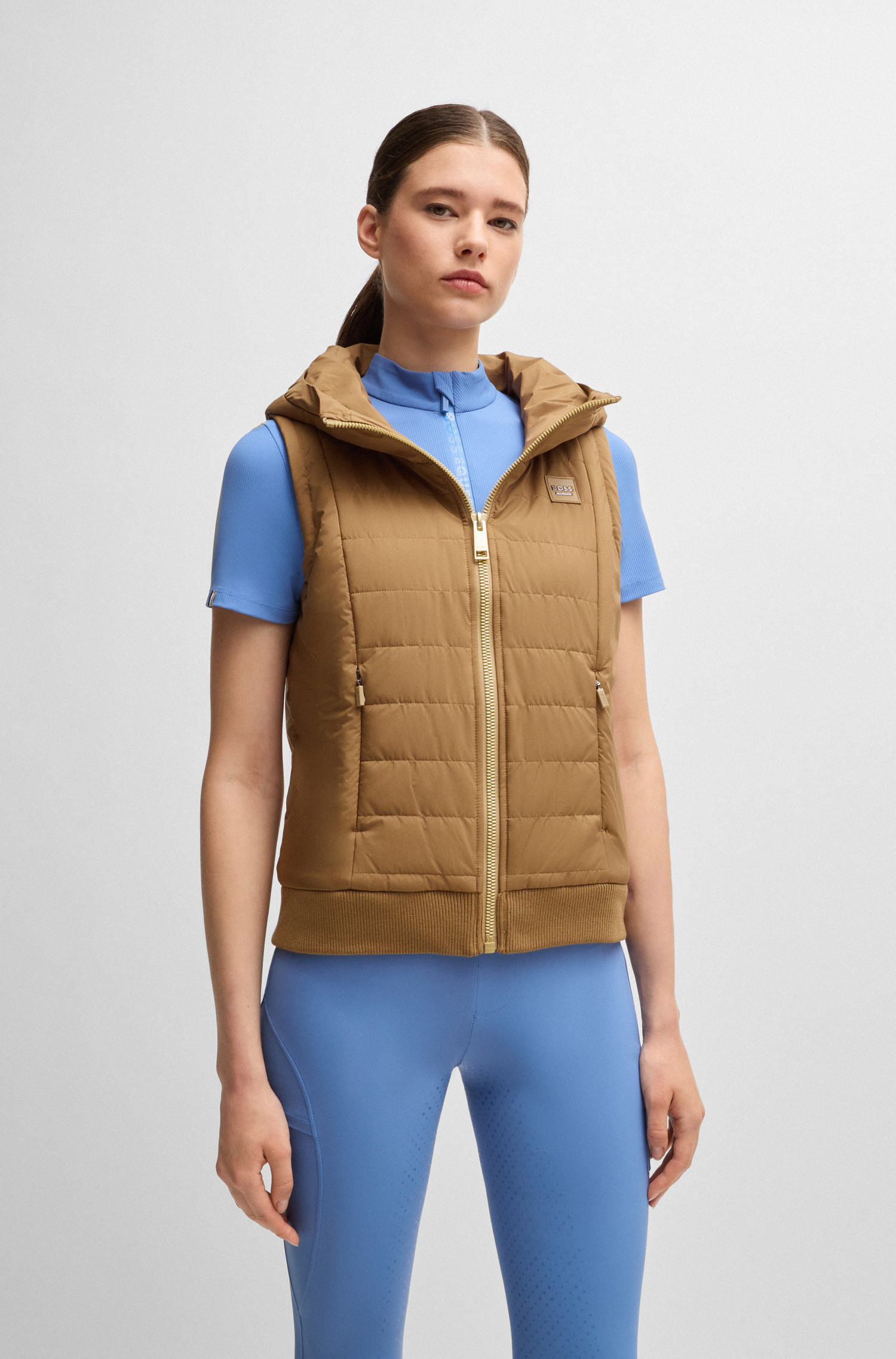 FALLY PUFFER VEST CAMEL