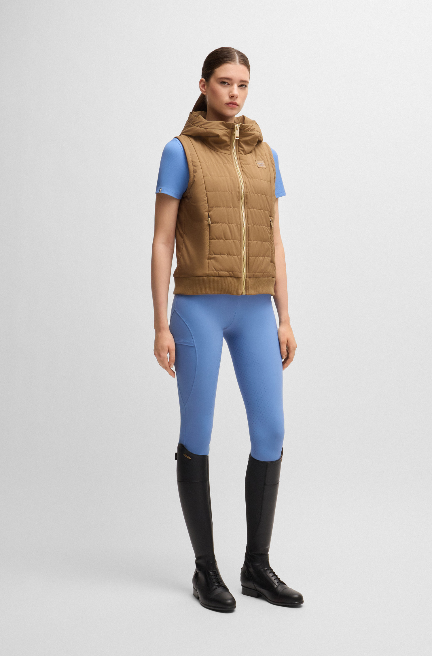 FALLY PUFFER VEST CAMEL