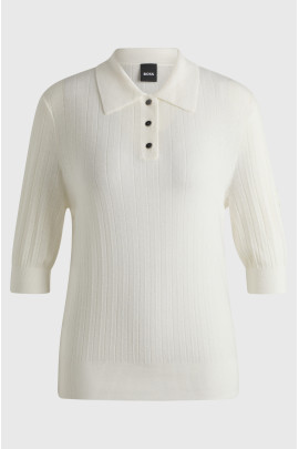 COREY KNITWEAR POLO SOFT CREAM COREY KNITWEAR POLO SOFT CREAM
