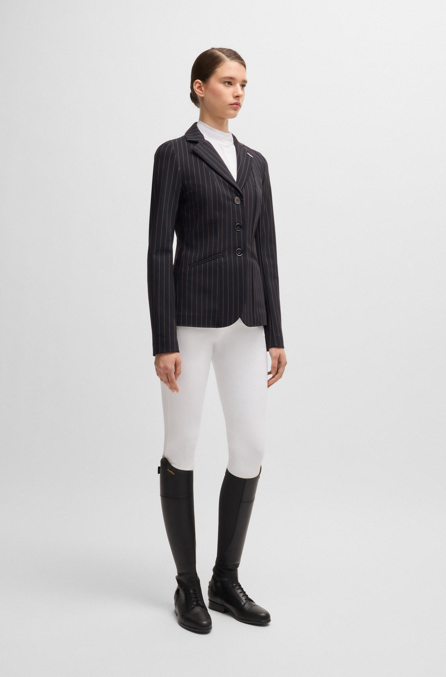 BOSS EQUESTRIAN Dames Wedstrijd Shirt Emma Wit - Ridershouse.com BOSS EQUESTRIAN Dames Wedstrijd Shirt Emma Wit - Ridershouse.com