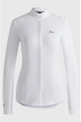 BOSS EQUESTRIAN Dames Wedstrijd Shirt Emma Wit - Ridershouse.com BOSS EQUESTRIAN Dames Wedstrijd Shirt Emma Wit - Ridershouse.com