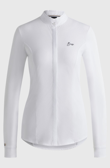BOSS EQUESTRIAN Dames Wedstrijd Shirt Emma Wit - Ridershouse.com BOSS EQUESTRIAN Dames Wedstrijd Shirt Emma Wit - Ridershouse.com
