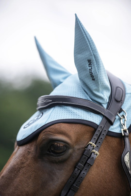 Equiline Grasmig Glamour Earnet Perforated - Aqaurelle Blue Equiline Grasmig Glamour Earnet Perforated - Aqaurelle Blue