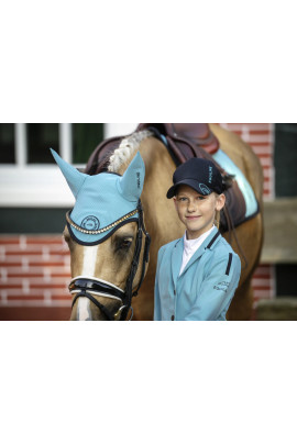 Equiline Grasmig Glamour Earnet Perforated - Aqaurelle Blue