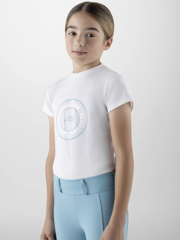 Equiline Kinder T-Shirt Galy - Wit