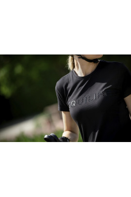 Equiline Women's T-Shirt Gelig Glamour - Black Equiline Women's T-Shirt Gelig Glamour - Black